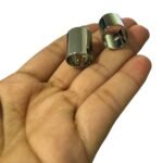 Terminal Colagem 15x23mm Vazado Níquel - 1 Und - Imagem 3
