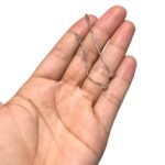 Pingente Extensor P/ Brinco 5cm Níquel - 1 Und - Imagem 2