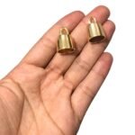Terminal Colagem Liso 13x22mm Dourado - 1 Und - Imagem 2