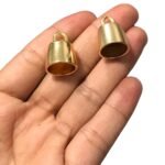 Terminal Colagem Liso 13x22mm Dourado - 1 Und - Imagem 4