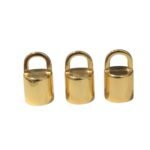 Terminal Colagem Liso 15x27mm Dourado – 1 Und - Imagem 3