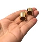 Terminal Colagem Liso 15x27mm Dourado – 1 Und - Imagem 4