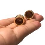 Terminal Colagem Liso 15x27mm Dourado – 1 Und - Imagem 5