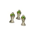 Pingente Taça Brasil C/ Resina 25mm Níquel - 1 Und - Imagem 3
