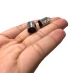 Terminal Colagem 10x18mm Trabalhado Níquel – 1 Und - Imagem 3