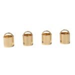 Terminal Colagem Vazado 10x14mm Dourado - 1 Und