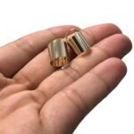Terminal Colagem Vazado 10x14mm Dourado - 1 Und - Imagem 4