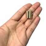 Terminal Colagem Vazado 15x25mm Dourado – 1 Und - Imagem 2