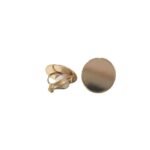 Base Brinco Pressão Redondo 18mm Dourado – 1 Und