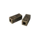 Entremeio Mistério Retangular 8x18mm Ouro Velho – 1 Und - Imagem 5