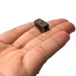 Entremeio Mistério Retangular 8x18mm Ouro Velho – 1 Und - Imagem 3