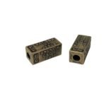 Entremeio Mistério Retangular 8x18mm Ouro Velho – 1 Und - Imagem 5