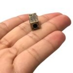 Entremeio Mistério Retangular 8x18mm Ouro Velho – 1 Und - Imagem 4