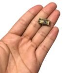 Entremeio Mistério Retangular 8x18mm Ouro Velho – 1 Und - Imagem 2
