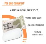 Massa De Biscuit Inkway Branca – 900 Gramas - Imagem 2