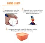 Massa De Biscuit Inkway Branca – 900 Gramas - Imagem 3