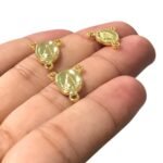Entremeio Oval N. Sra Aparecida 14mm Dourado Exclusivo - 1 Und - Imagem 2