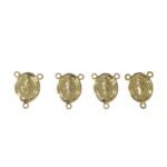 Entremeio N. Sra Das Graças 16mm Dourado Exclusivo - 1 Und