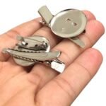 Base Broche Redondo 20mm Níquel - 1 Und - Imagem 3