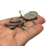 Base Broche Redondo 20mm Níquel - 1 Und - Imagem 4