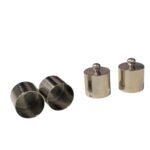 Terminal Colagem Cilindro 12x15mm Níquel – 2 Unds