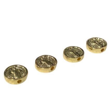 Entremeio S. Bento 10mm Dourado Exclusivo - 1 Und