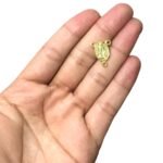 Entremeio Oval N.Sra De Fatima 17mm 3 Saídas Dourado Exclusivo - 1 Und - Imagem 2