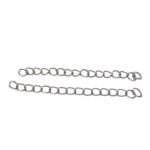 Corrente De Alongar 6cm Níquel - 10 Unds