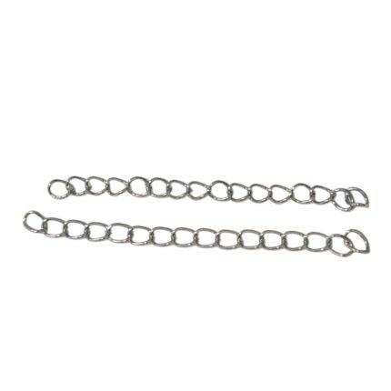 Corrente De Alongar 6cm Níquel - 10 Unds
