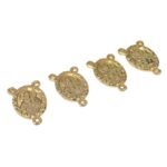 Pingente Oval P/ Chaton 13x18mm Dourado - 1 Und - Imagem 5