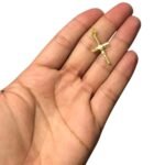 Pingente Cruz 29mm Dourado Exclusivo - 1 Und - Imagem 2
