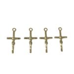 Pingente Cruz 29mm Dourado Exclusivo - 1 Und