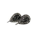 Base Brinco Gota C/ Strass 11x19mm Níquel - 1 Par - Imagem 3