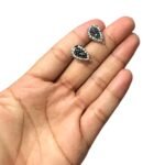 Base Brinco Gota C/ Strass 11x19mm Níquel - 1 Par - Imagem 4