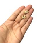 Pingente Caranguejo 13mm Dourado – 1 Und - Imagem 2