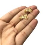 Pingente Caranguejo 13mm Dourado – 1 Und - Imagem 4