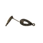 Base Brinco Trabalhado 15mm Ouro Velho - 5 Pares