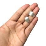 Base Brinco Trabalhado 15mm Ouro Velho – 1 Par - Imagem 2