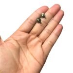 Base Brinco Redondo 12mm Ouro Velho – 5 Pares - Imagem 2