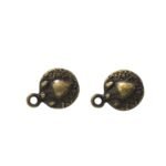 Base Brinco Redondo 12mm Ouro Velho – 5 Pares