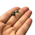 Base Brinco Redondo 12mm Ouro Velho – 5 Pares - Imagem 3