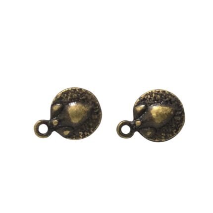Base Brinco Redondo 12mm Ouro Velho – 5 Pares