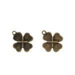 Base Brinco Triangulo 10mm Ouro Velho – 3 Pares - Imagem 3