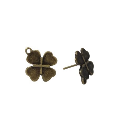 Base Brinco Triangulo 10mm Ouro Velho – 3 Pares