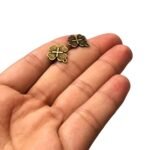 Base Brinco Triangulo 10mm Ouro Velho – 3 Pares - Imagem 4