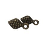 Base Brinco Losango 14mm Ouro Velho - 5 Pares - Imagem 3