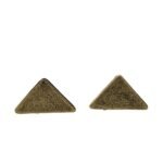 Base Brinco Triângulo 17mm Níquel - 4 Pares - Imagem 3
