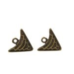 Base Brinco Trabalhado 14mm Ouro Velho - 1 Par - Imagem 3