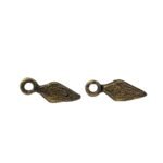 Base Brinco Navete 15mm Ouro Velho - 5 Pares - Imagem 3