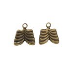 Base Brinco Trabalhado 12mm Ouro Velho - 3 Pares - Imagem 3